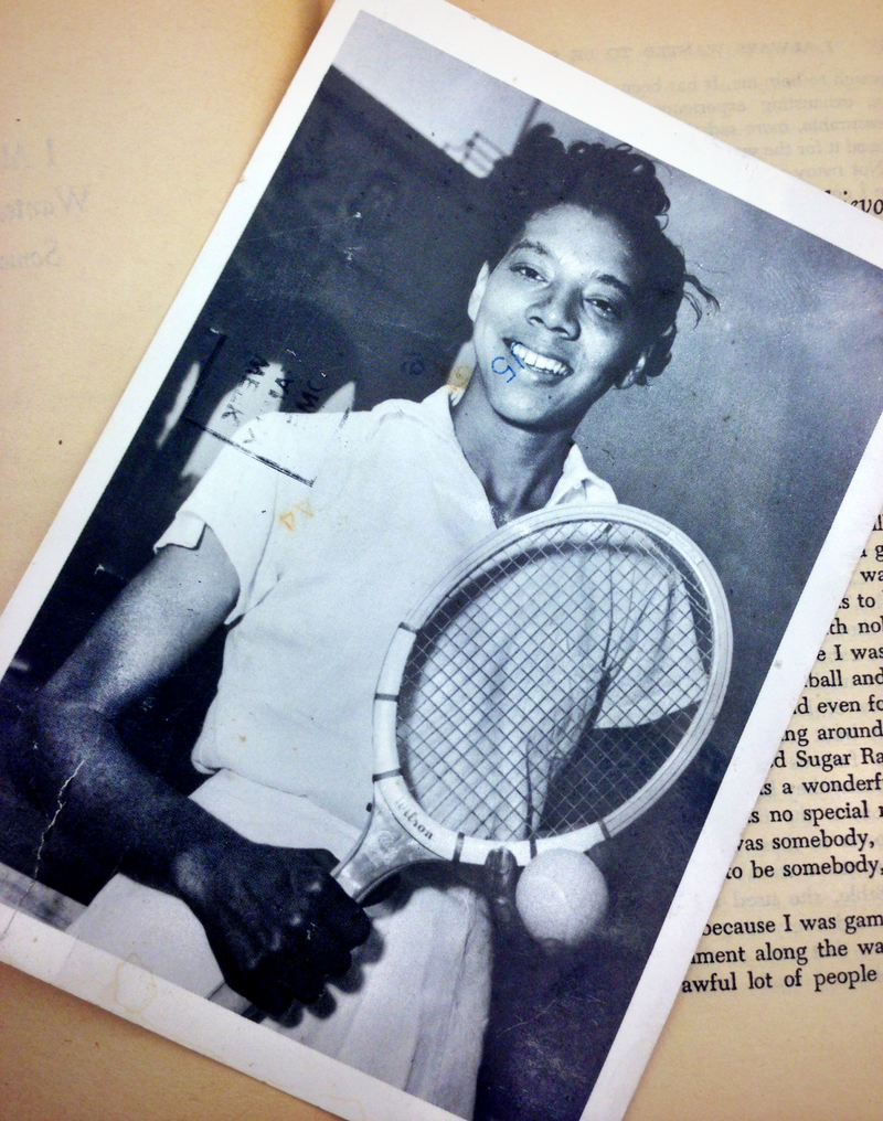 Illustration for article titled Althea Gibson and Robert Lipsyte's Forgotten Bookmark